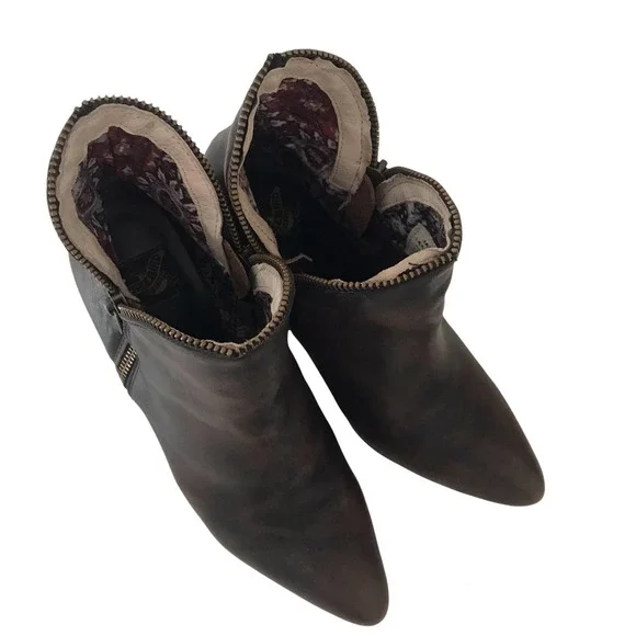 FREEBIRD By Steven Black Brown Jalessa Ankle Boot Size 9 - Picture 11 of 11